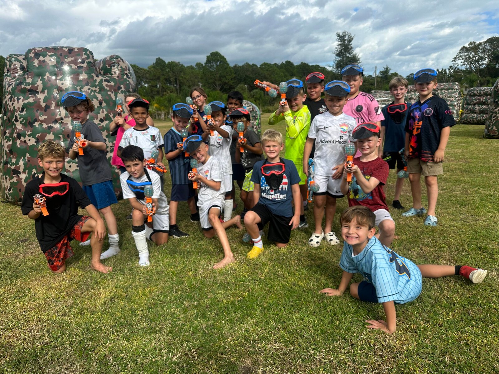 Backyard gel blaster party in Windermere FL